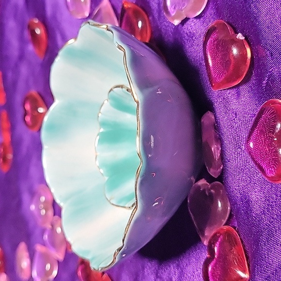 Ring and earring flower bowl - Picture 3 of 6